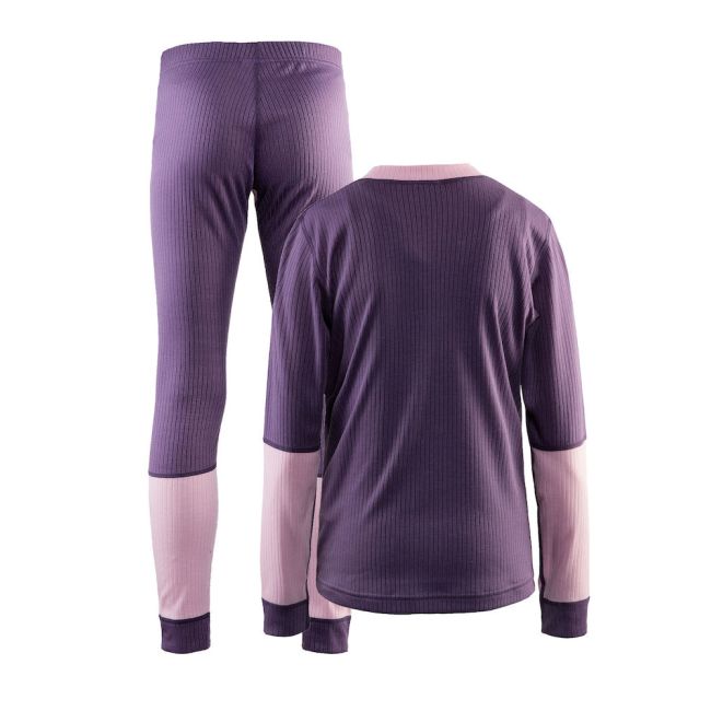 Craft Baselayer Set Junior – Set strat de bază pentru copii - Mov