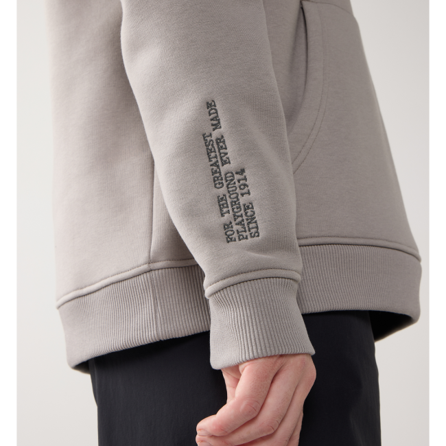 Haglöfs Hoodie W – Hanorac din bumbac organic - Gri Stone Brick