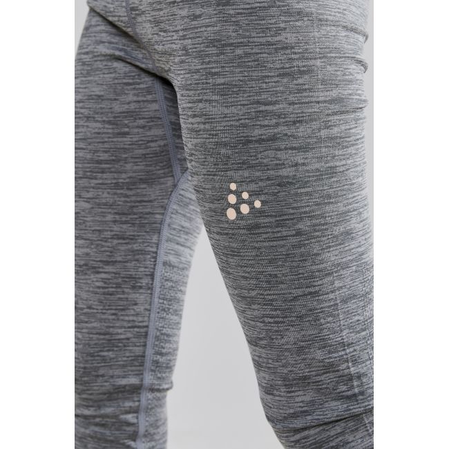 Craft Fuseknit Comfort Pants Junior – Pantaloni strat de bază pentru copii - Gri cu roz