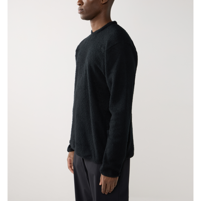 Haglöfs Vara Alpha Sweater – Bluză tehnică strat intermediar - Negru True Black