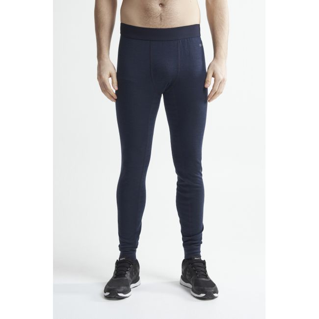 Craft Merino 240 Pants – Pantaloni strat de bază din merinos - Albastru închis