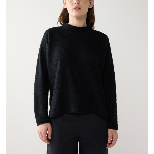 Haglöfs Vara Alpha Sweater W – Bluză tehnică strat intermediar - Negru True Black