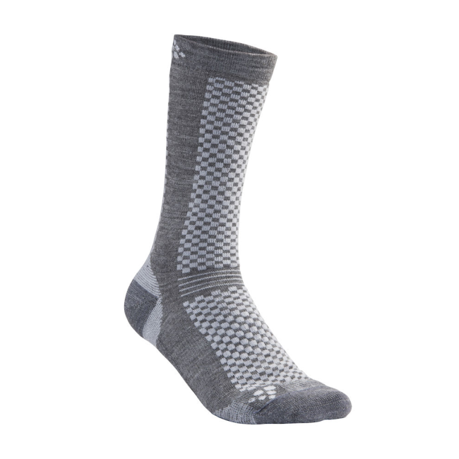 Craft Warm Mid 2-PACK Sock – Șosete calde de antrenament, 2 perechi - Gri