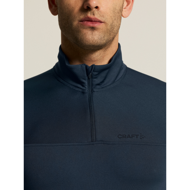 Craft Core Gain Midlayer – Bluză strat intermediar cu fermoar scurt - Albastru (3980)