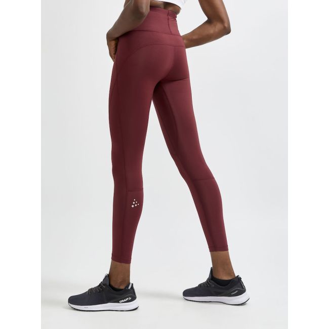 Craft ADV Essence High Waist Tights W – Colanți de antrenament cu talie înaltă - Roșu
