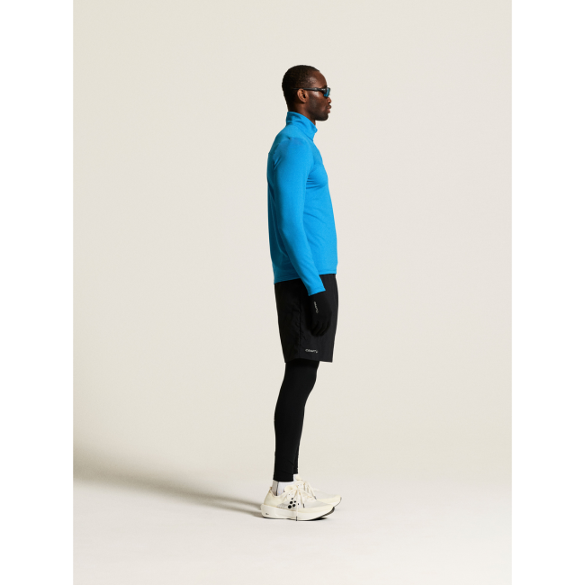 Craft Core Gain Midlayer – Bluză strat intermediar cu fermoar scurt - Albastru (3650)