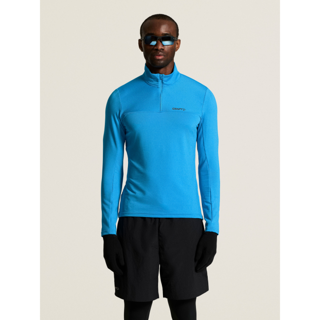 Craft Core Gain Midlayer – Bluză strat intermediar cu fermoar scurt - Albastru (3650)