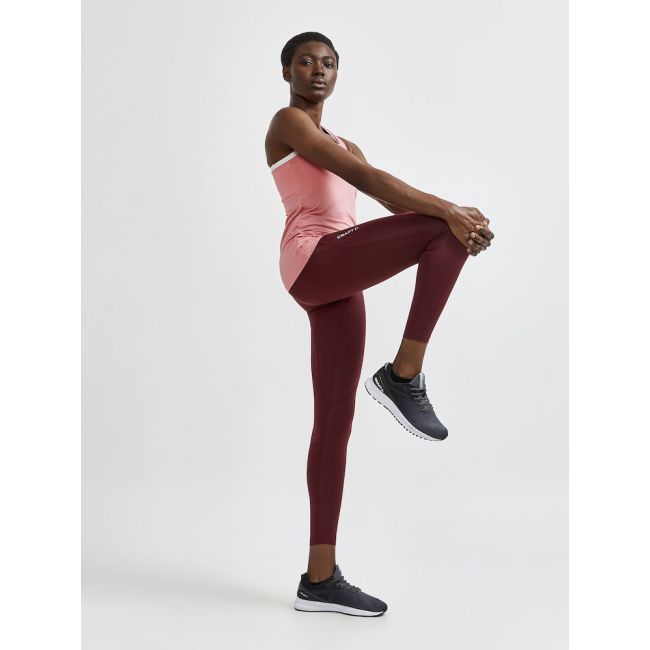 Craft ADV Essence High Waist Tights W – Colanți de antrenament cu talie înaltă - Roșu