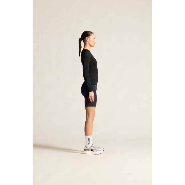 Craft Active Nanoweight LS W – Bluză strat de bază ultraușoară - Negru (9999)