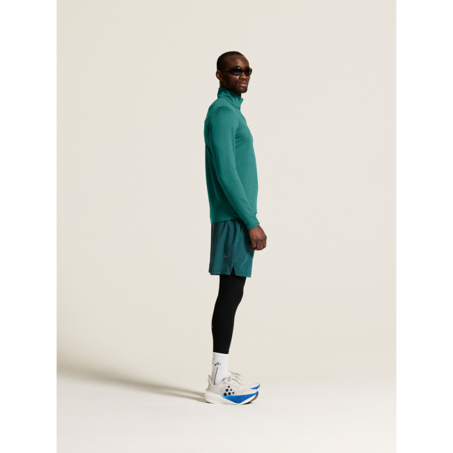 Craft Core Gain Midlayer – Bluză strat intermediar cu fermoar scurt - Verde