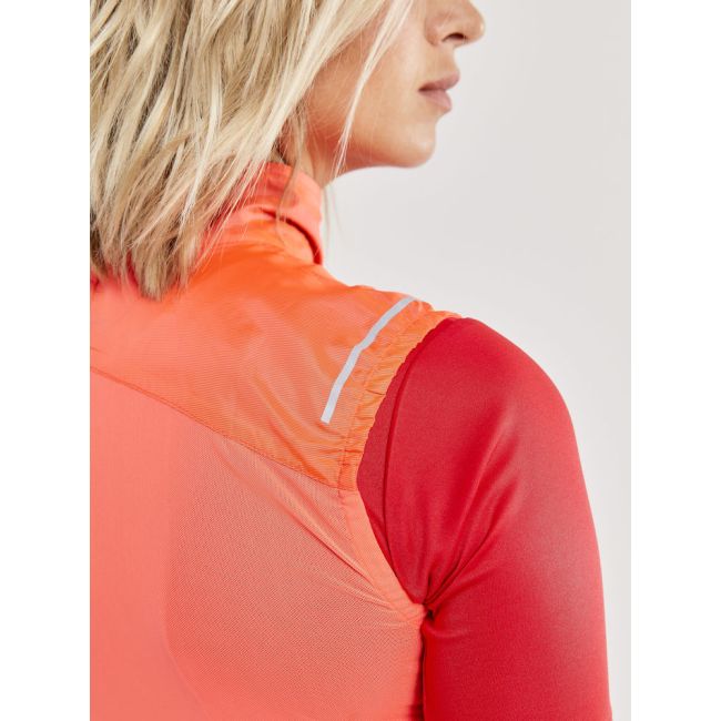 Craft ADV Essence Light Wind Vest W – Vestă de vânt ultraușoară de ciclism - Portocaliu