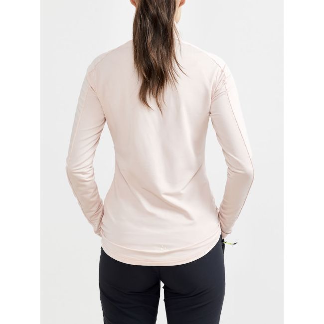 Craft Core Gain Midlayer W – Bluză strat intermediar cu fermoar scurt - Roz