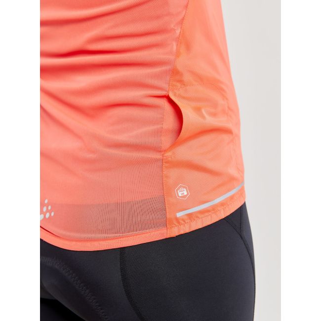 Craft ADV Essence Light Wind Vest W – Vestă de vânt ultraușoară de ciclism - Portocaliu