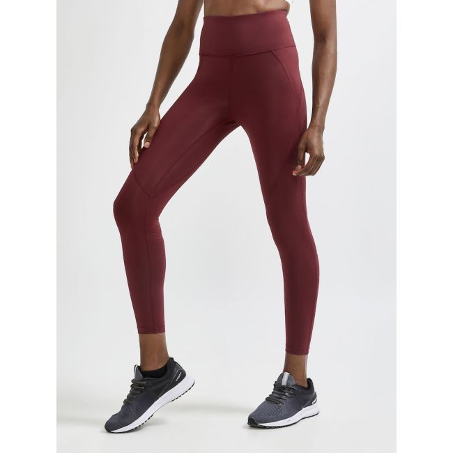 Craft ADV Essence High Waist Tights W – Colanți de antrenament cu talie înaltă - Roșu