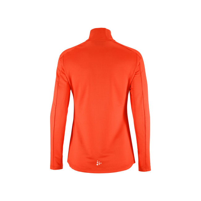 Craft Core Gain Midlayer W – Bluză strat intermediar cu fermoar scurt - Roșu