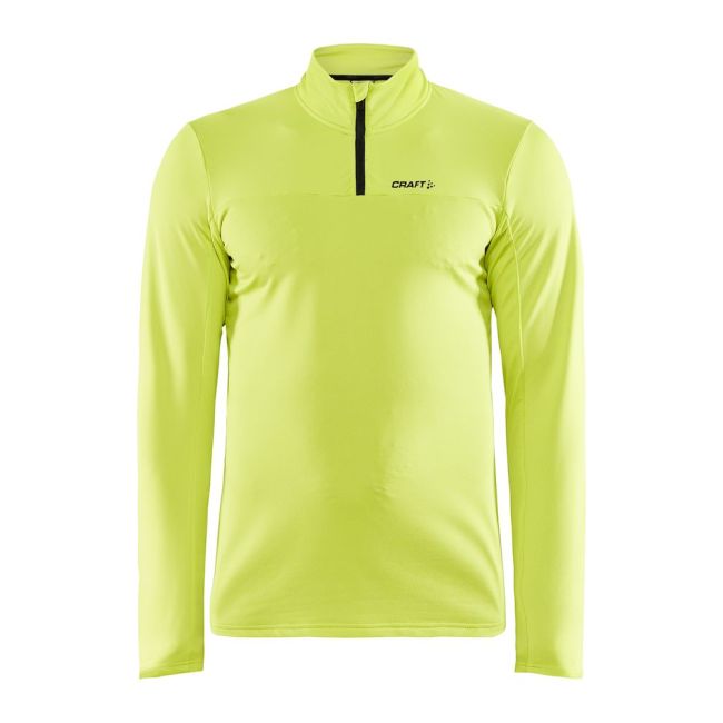 Craft Core Gain Midlayer – Bluză strat intermediar cu fermoar scurt - Galben