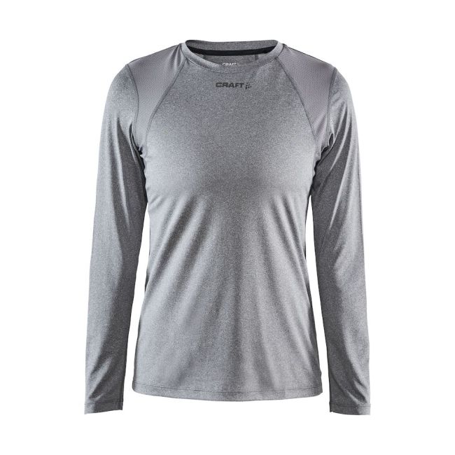 Craft ADV Essence LS Tee W – Bluză tehnică cu mânecă lungă - Gri închis