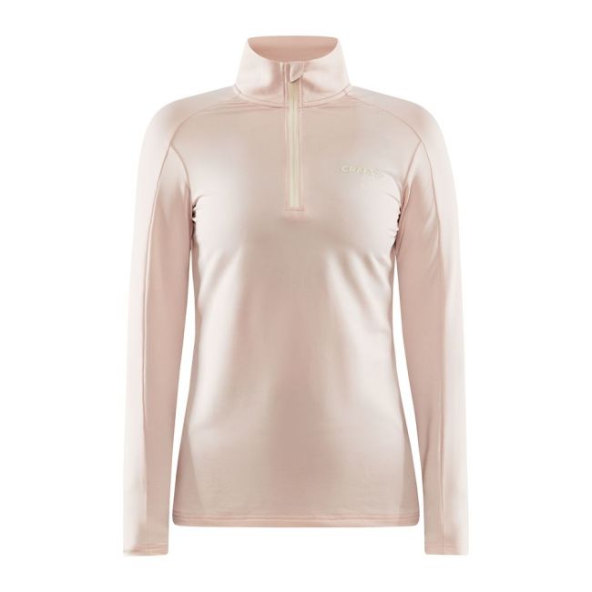 Craft Core Gain Midlayer W – Bluză strat intermediar cu fermoar scurt - Roz