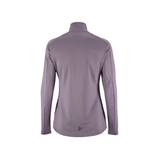 Craft Core Gain Midlayer W – Bluză strat intermediar cu fermoar scurt - Mov