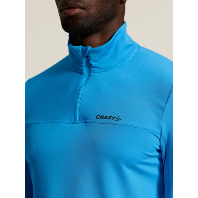 Craft Core Gain Midlayer – Bluză strat intermediar cu fermoar scurt - Albastru (3650)