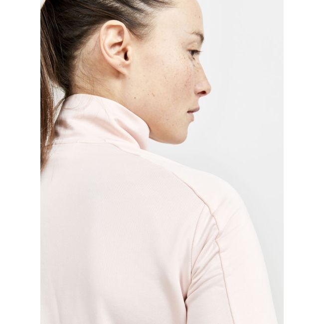 Craft Core Gain Midlayer W – Bluză strat intermediar cu fermoar scurt - Roz