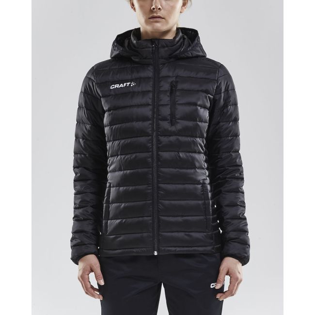 Craft Isolate Jacket W – Geacă matlasată izolată cu glugă - Negru