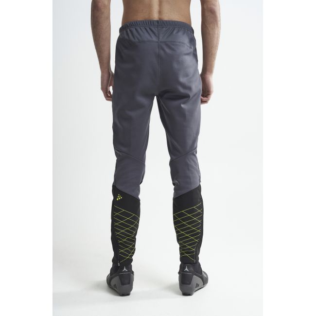 Craft Storm Balance Tights – Pantaloni de schi fond calzi - Gri cu galben