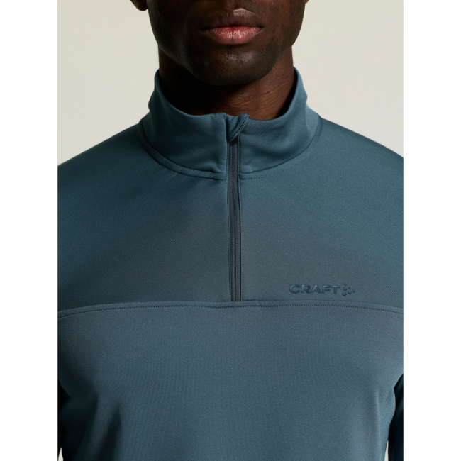 Craft Core Gain Midlayer – Bluză strat intermediar cu fermoar scurt - Albastru (3760)