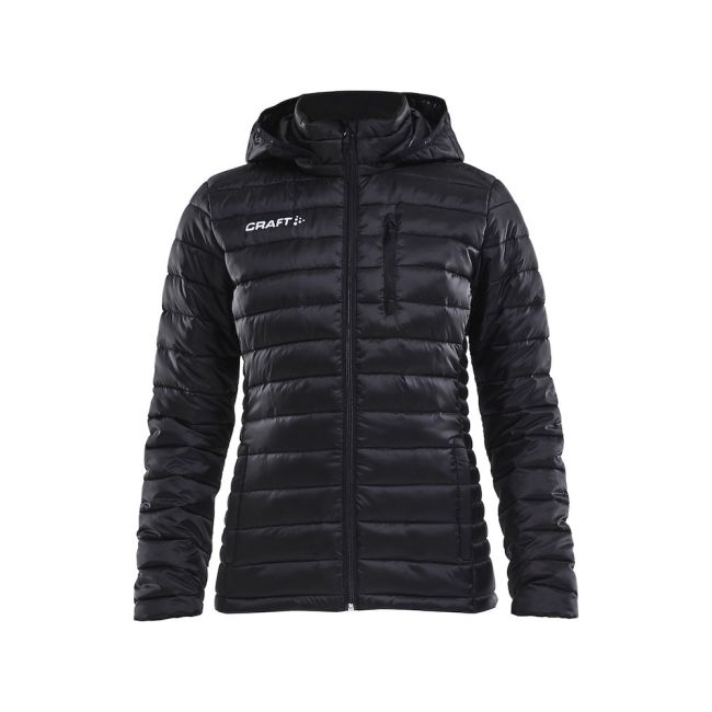 Craft Isolate Jacket W – Geacă matlasată izolată cu glugă - Negru