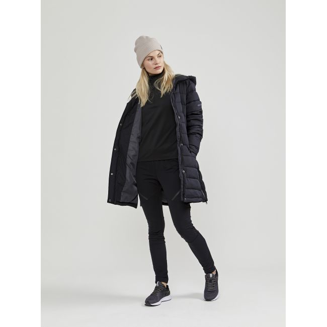Craft Core Gain Midlayer W – Bluză strat intermediar cu fermoar scurt - Negru
