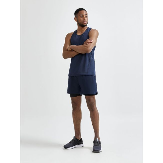 Craft ADV Essence 2-IN-1 Stretch Shorts – Pantaloni scurți de antrenament 2 în 1 - Albastru închis
