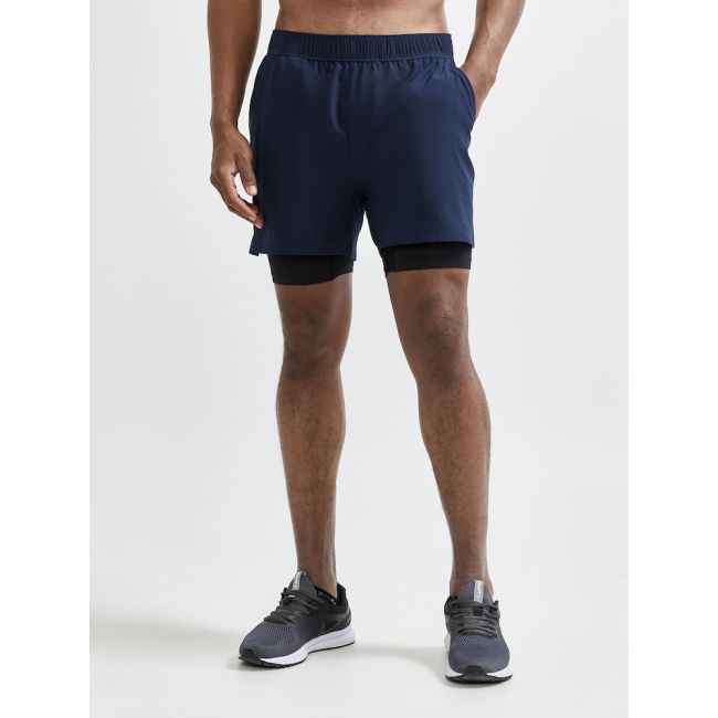 Craft ADV Essence 2-IN-1 Stretch Shorts – Pantaloni scurți de antrenament 2 în 1 - Albastru închis