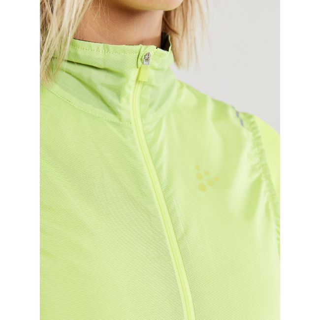 Craft ADV Essence Light Wind Vest W – Vestă de vânt ultraușoară de ciclism - Galben