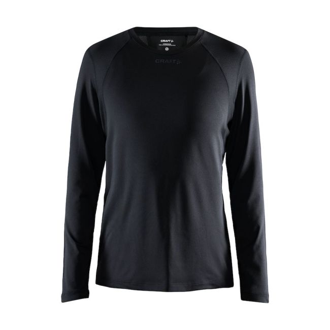 Craft ADV Essence LS Tee W – Bluză tehnică cu mânecă lungă - Negru