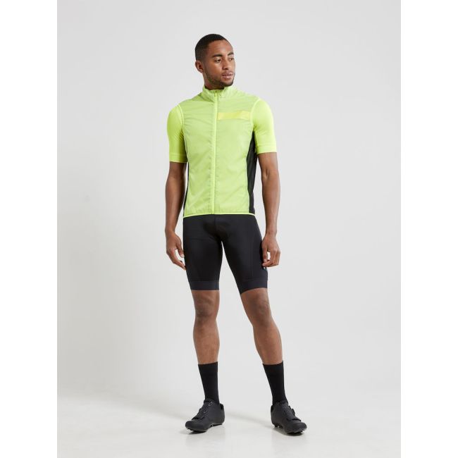 Craft ADV Essence Light Wind Vest – Vestă de vânt ultraușoară de ciclism - Galben