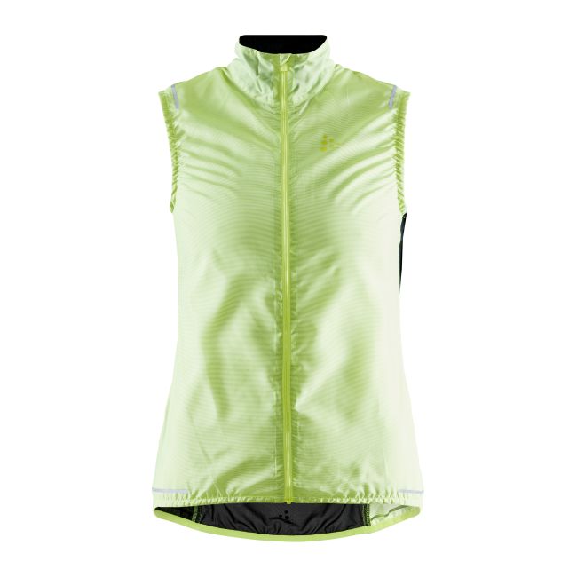 Craft ADV Essence Light Wind Vest W – Vestă de vânt ultraușoară de ciclism - Galben