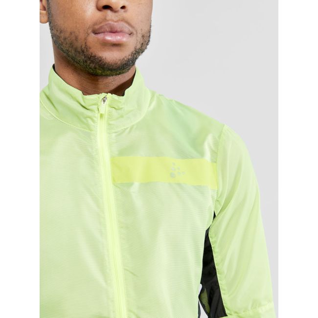 Craft ADV Essence Light Wind Jacket – Geacă de vânt ultraușoară de ciclism - Galben
