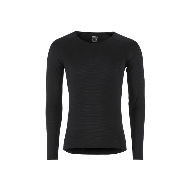 Craft Active Nanoweight LS – Bluză strat de bază ultraușoară - Negru