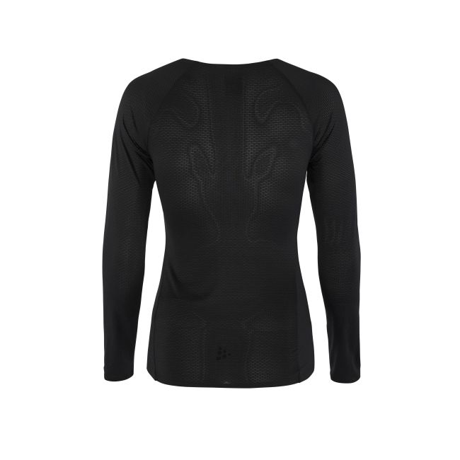Craft Active Nanoweight LS W – Bluză strat de bază ultraușoară - Negru (9999)