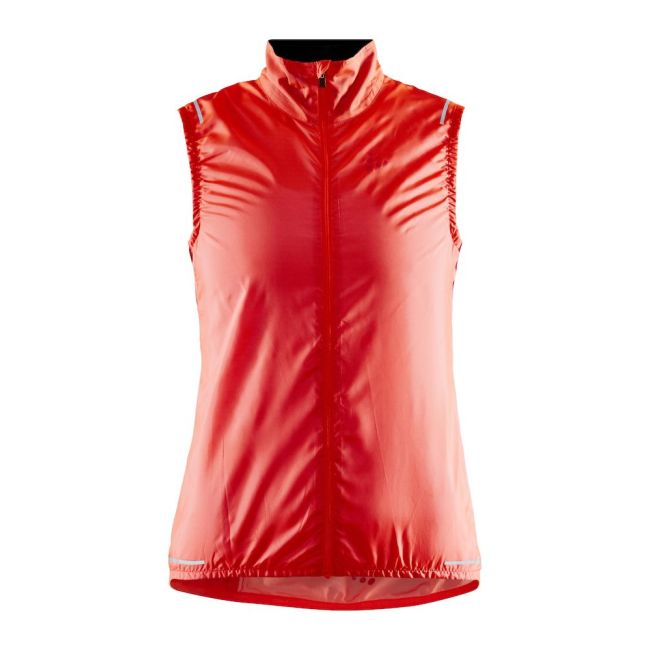 Craft ADV Essence Light Wind Vest W – Vestă de vânt ultraușoară de ciclism - Portocaliu