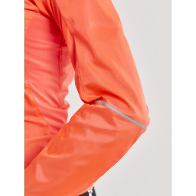 Craft ADV Essence Light Wind Jacket W – Geacă de vânt ultraușoară de ciclism - Portocaliu