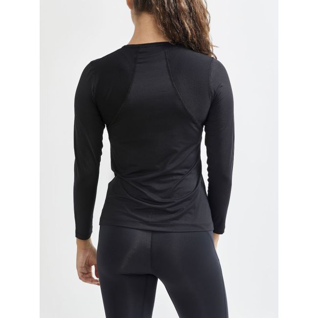 Craft ADV Essence LS Tee W – Bluză tehnică cu mânecă lungă - Negru