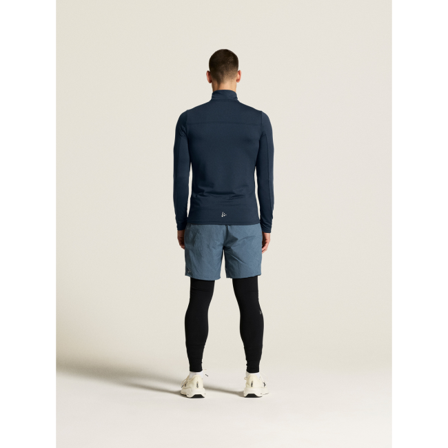 Craft Core Gain Midlayer – Bluză strat intermediar cu fermoar scurt - Albastru (3980)