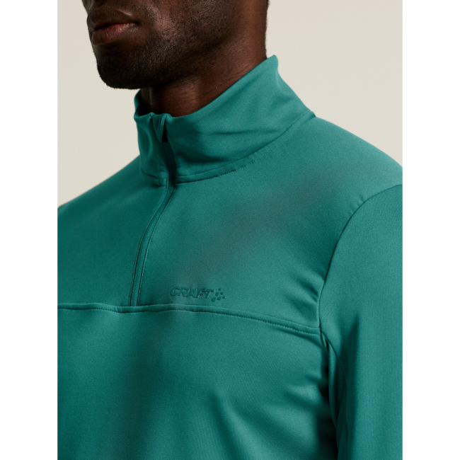 Craft Core Gain Midlayer – Bluză strat intermediar cu fermoar scurt - Verde