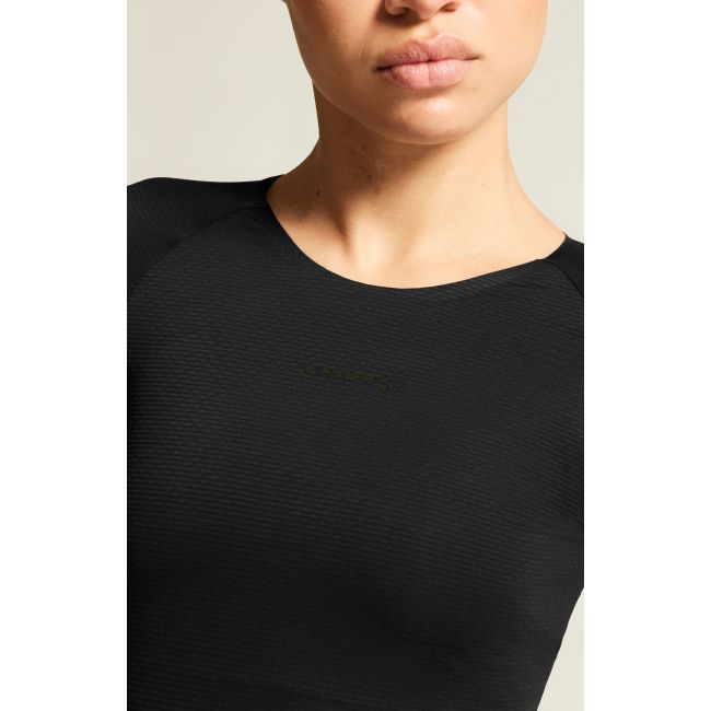 Craft Active Nanoweight LS W – Bluză strat de bază ultraușoară - Negru (9999)