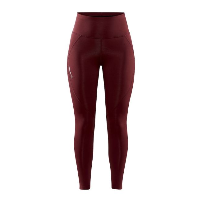 Craft ADV Essence High Waist Tights W – Colanți de antrenament cu talie înaltă - Roșu