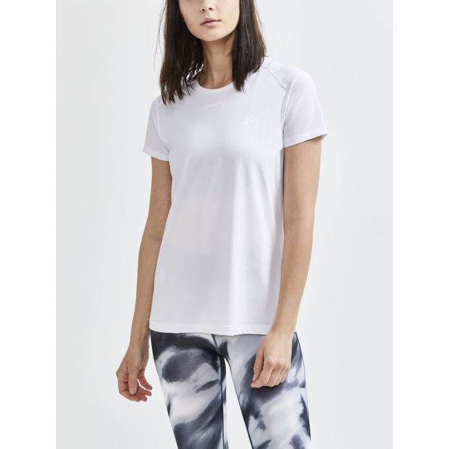 Craft ADV Essence SS Slim Tee W – Tricou tehnic mulat - Alb