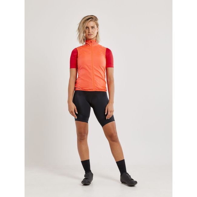 Craft ADV Essence Light Wind Vest W – Vestă de vânt ultraușoară de ciclism - Portocaliu