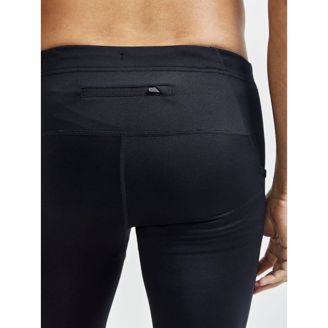Craft ADV Essence Zip Tights – Colanți de antrenament cu fermoar - Negru