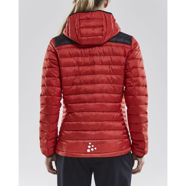 Craft Isolate Jacket W – Geacă matlasată izolată cu glugă - Roșu